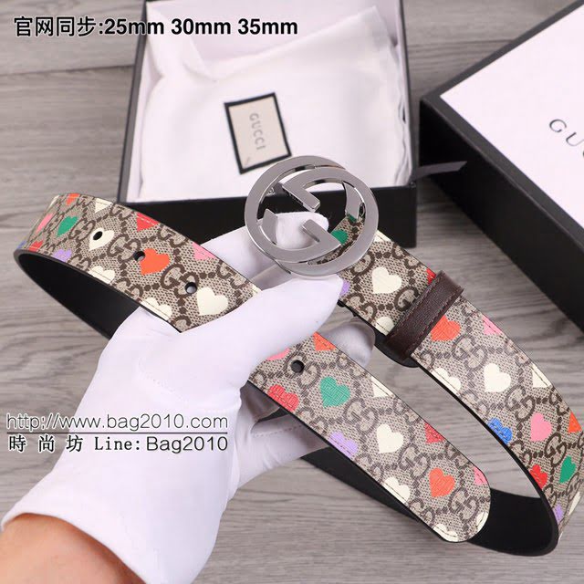 Gucci經典皮帶 古奇男士小牛皮腰帶  jjp1842